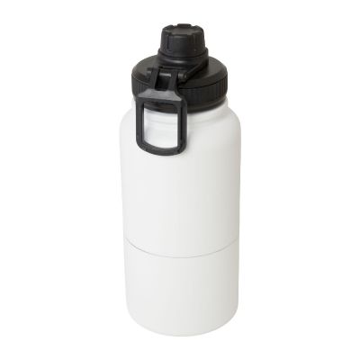 DUPECA -Bidón deportivocon aislamiento de acero inoxidable de 840 ml con certificación RCS 