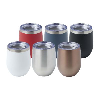 CORZO -Taza con aislamiento de cobre de 350 ml de acero inóxidable reciclado con certificado RCS 