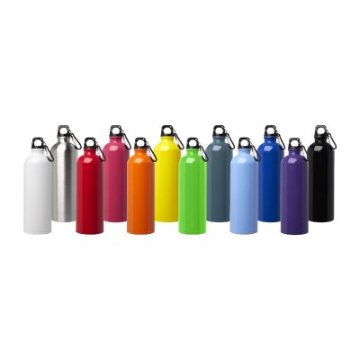 OREGON -Bidón de 750 ml de acero inoxidable con certificado RCS con mosquetón 