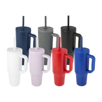BRADY -Vaso con aislamiento de 900 ml con certificado RCS y pajita de silicona