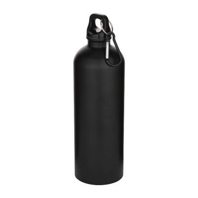 OREGON -Botella de 750 ml de acero inoxidable mate reciclado con certificado RCS con mosquetón 