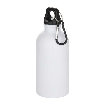 STEELBOTTLE 400 -Botella de 400 ml de acero inoxidable con certificado RCS de una sola pared con sublimación y mosquetón 