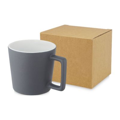 CALI -Taza de cerámica de 370 ml con acabado mate 