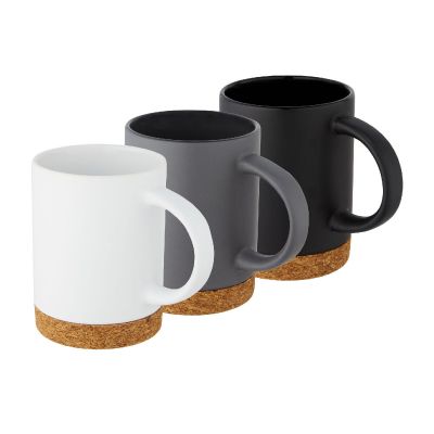 NEIVA -Taza de cerámica de 425 ml con base de corcho 