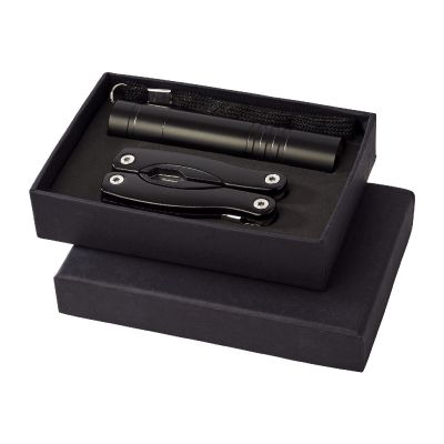 SCOUT -Set de cuchillo multiusos y linterna 