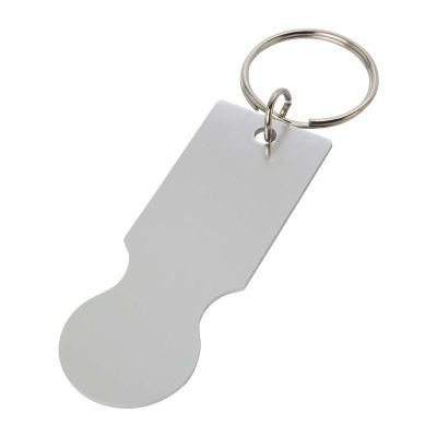 RHEA -Llavero con moneda para carrito de la compra 