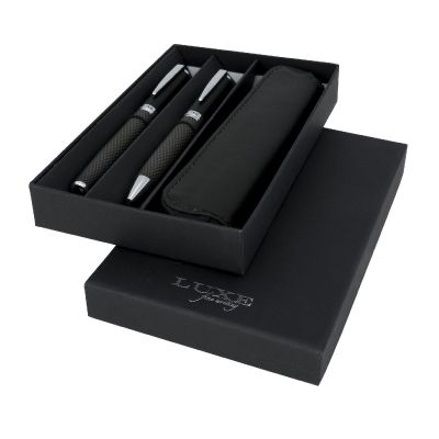 CARBON -Set de regalo duo con estuche (tinta negra)