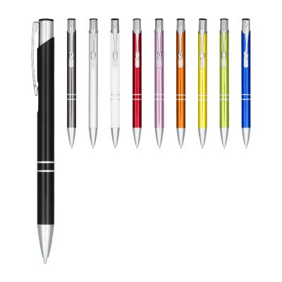 MONETA -Bolígrafo de aluminio anodizado (tinta azul)