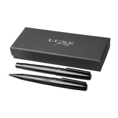 GLOSS -Set de bolígrafo y rollerball (tinta negra)
