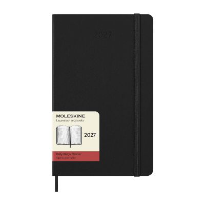 MOLESKINE -Agenda diaria de 12 meses con tapa dura 