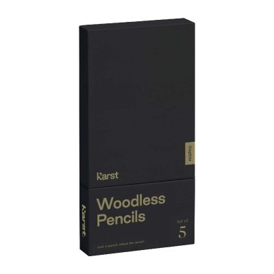 MATITE KARST® -Set de 5 lápices de grafito 2B sin madera Karst®