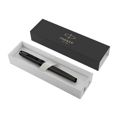 PARKER - rollerball acromático IM (tinta negra)