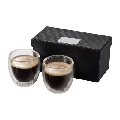 BODA -Set de 2 tazas espresso de cristal 