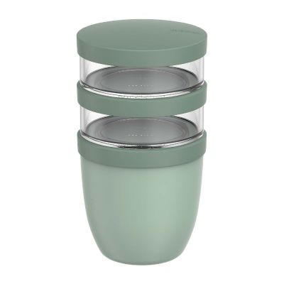 MEPAL ELLIPSE -Fiambrera con aislamiento con 3 piezas de 500 ml + 2 × 200 ml 
