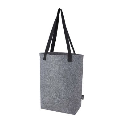 FELTA -Bolsa Tote de fieltro reciclado GRS con fondo ancho de 12 L 