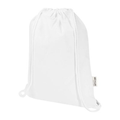 OREGON BLEND -Bolsa de 5 L con cordón de algodón reciclado de 140 g/m² con certificado GRS 