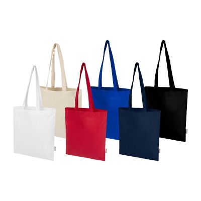 PERU BLEND -Bolsa Tote de 7 l de algodón reciclado GRS de 180 g/m² 