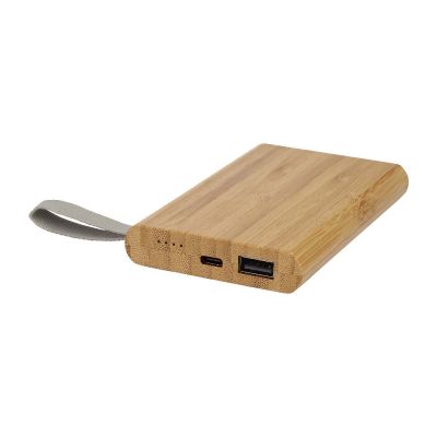 TULDA -Batería externa de 5000 mAh de bambú