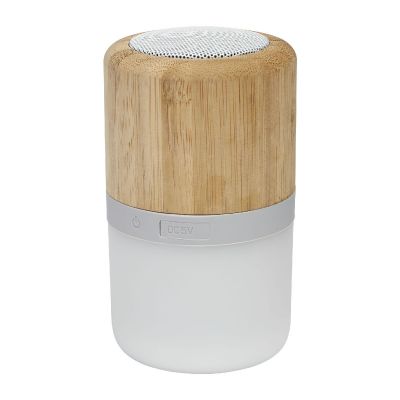 AUREA -Altavoz de bambú con Bluetooth® y luz 