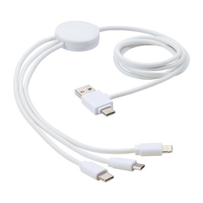 PURE -Cable de carga 5 en 1 con aditivo antibacteriano