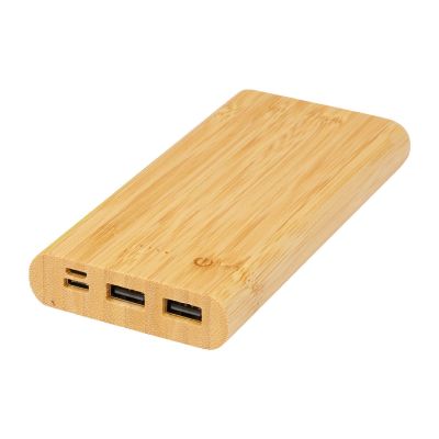 TULDA -Batería externa de 10,000 mAh de bambú