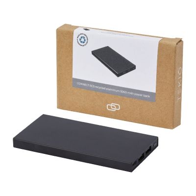 CONNECT -Batería externa de 5000 mAh en aluminio reciclado 