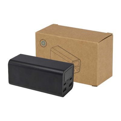 W ACAMAR -Batería externa para portátil de aluminio reciclado de 20 000 mAh y 70 W 