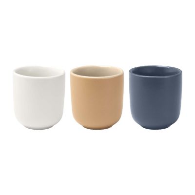MALE -Juego de 2 tazas de espresso de cerámica acabado mate de 90 ml 