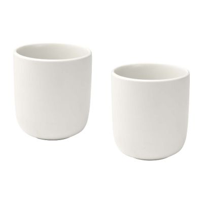MALE -Juego de 2 tazas de cerámica acabado mate de 200 ml 