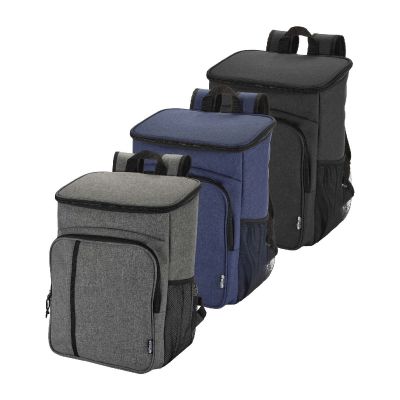 TUNDRA -Mochila picnic nevera de 20l con material reciclado GRS incluyendo set de cubiertos 