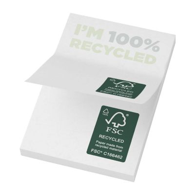 NOTES -Bloc de notas adhesivas de papel reciclado de 50 x 75 mm Sticky-Mate®