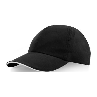 MORION -Gorra sandwich reciclada de 6 paneles Cool Fit GRS de 110 g/m² 