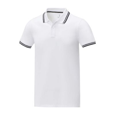 AMARAGO -Polo de manga corta con ribete para hombre de 200 g/m² 