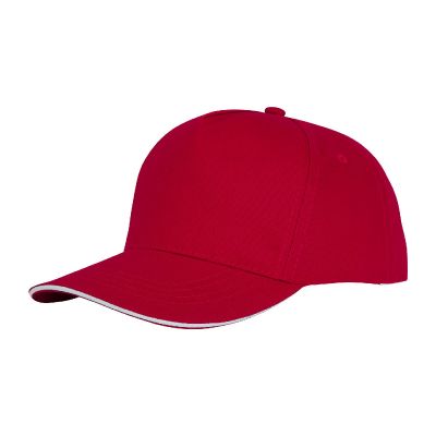 CETO -Gorra de 5 paneles con ribete de 175 g/m² 