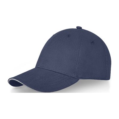 DARTON -Gorra con ribete de 6 paneles de 260 g/m² 