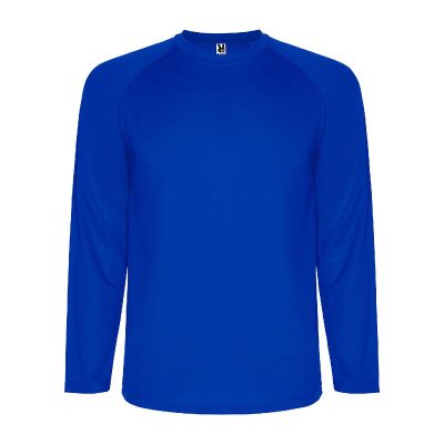 MONTECARLO -Camiseta deportiva infantil de manga de 150 g/m² larga