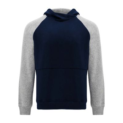 BADET -Sudadera con capucha bicolor infantil de 280 g/m²
