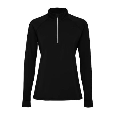 ESTAMBUL -Sudadera de manga larga con media cremallera para mujer de 200 g/m² 