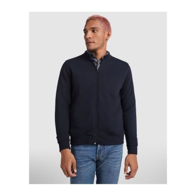 BEAUMONT - Sudadera de felpa perchada de manga larga con cuello Mao