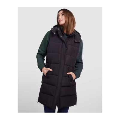 ESTONIA - Chaleco acolchado de mujer con capucha extraíble