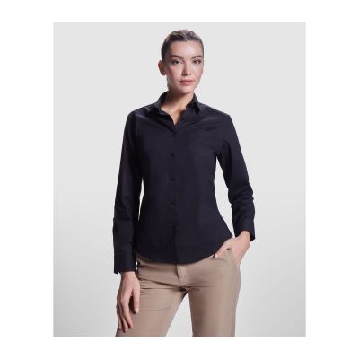 RALEIGH - Camisa de manga larga de mujer en tejido stretch