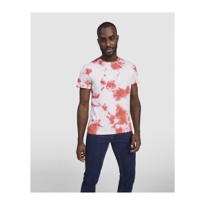 ANSON - Camiseta tubular de manga corta unisex efecto Tie-Dye
