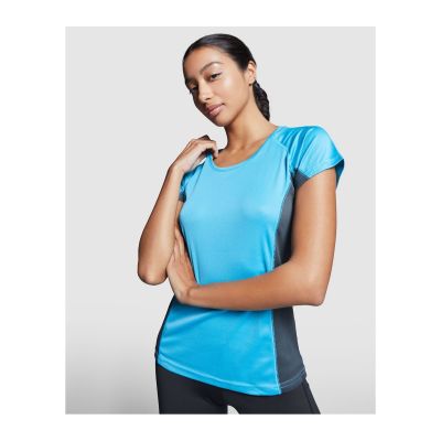 AOSTA - Camiseta técnica combinada con dos tejidos de poliéster