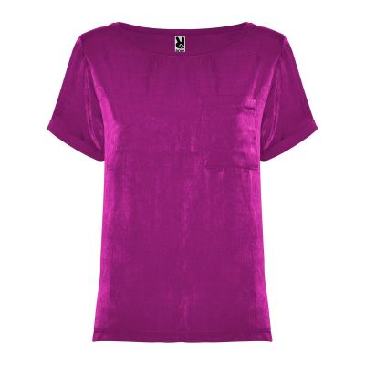 ARUNDEL - Camiseta de mujer de manga corta y escote amplio