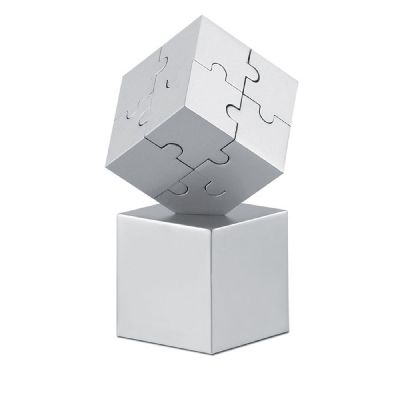 KUBZLE - Puzzle 3d metálico y magnético