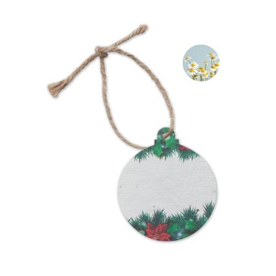 BAUSEED - Adorno navideño papel semillas