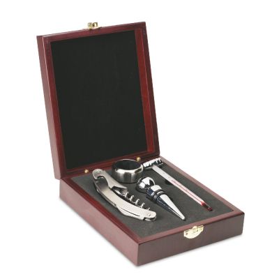 PREMIUM - Set vino en caja de madera
