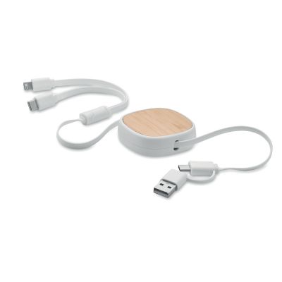 TOGOBAM - Cable carga retráctil multiusb