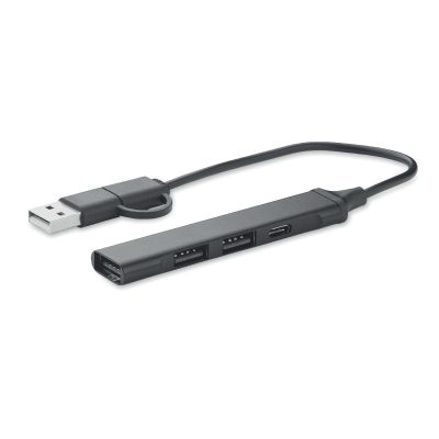 CURRENT - Hub usb de 4 puertos 19 cm