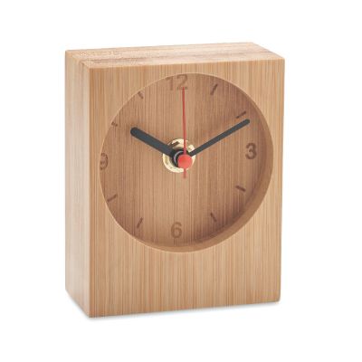 CLAMBU - Reloj de sobremesa de bambú